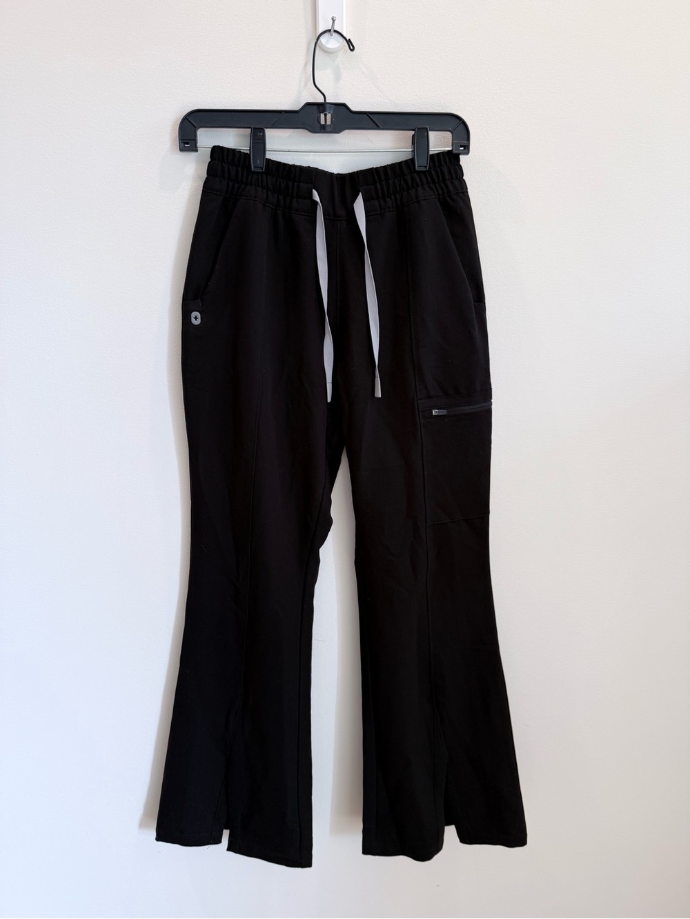 Figs Flare Scrub Pants Black Size XS Nurse Healthcare Worker